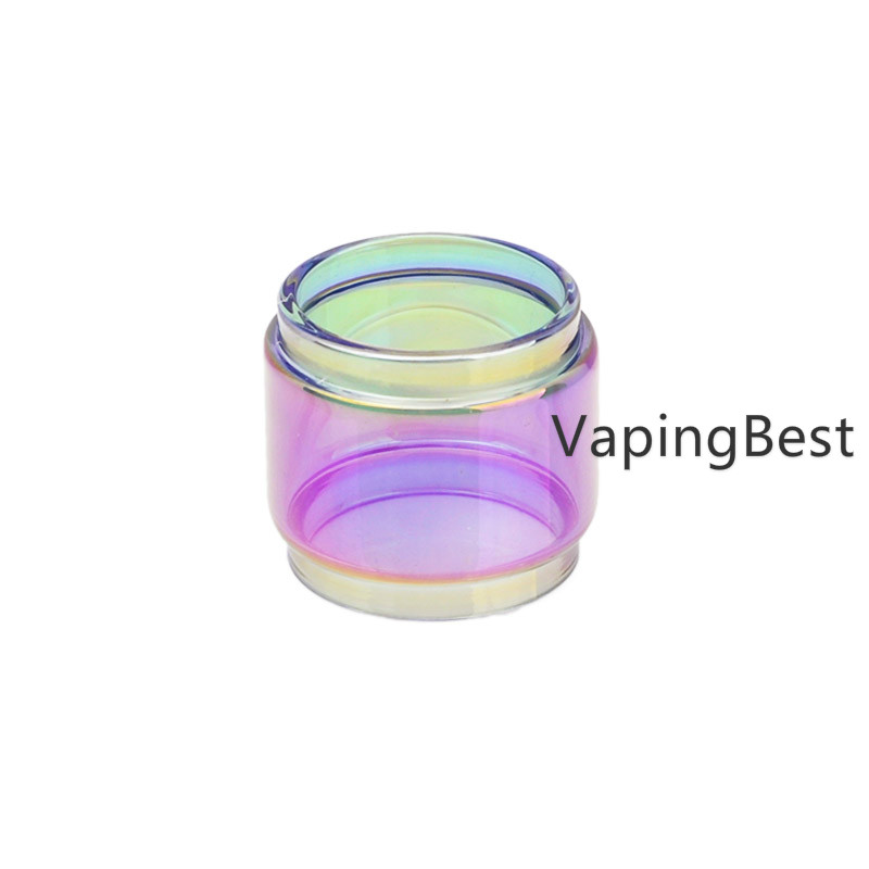 2PCS ADVKEN CP TF RTA Colorful Rainbow Transparent Replacement Fatboy Glass Tube